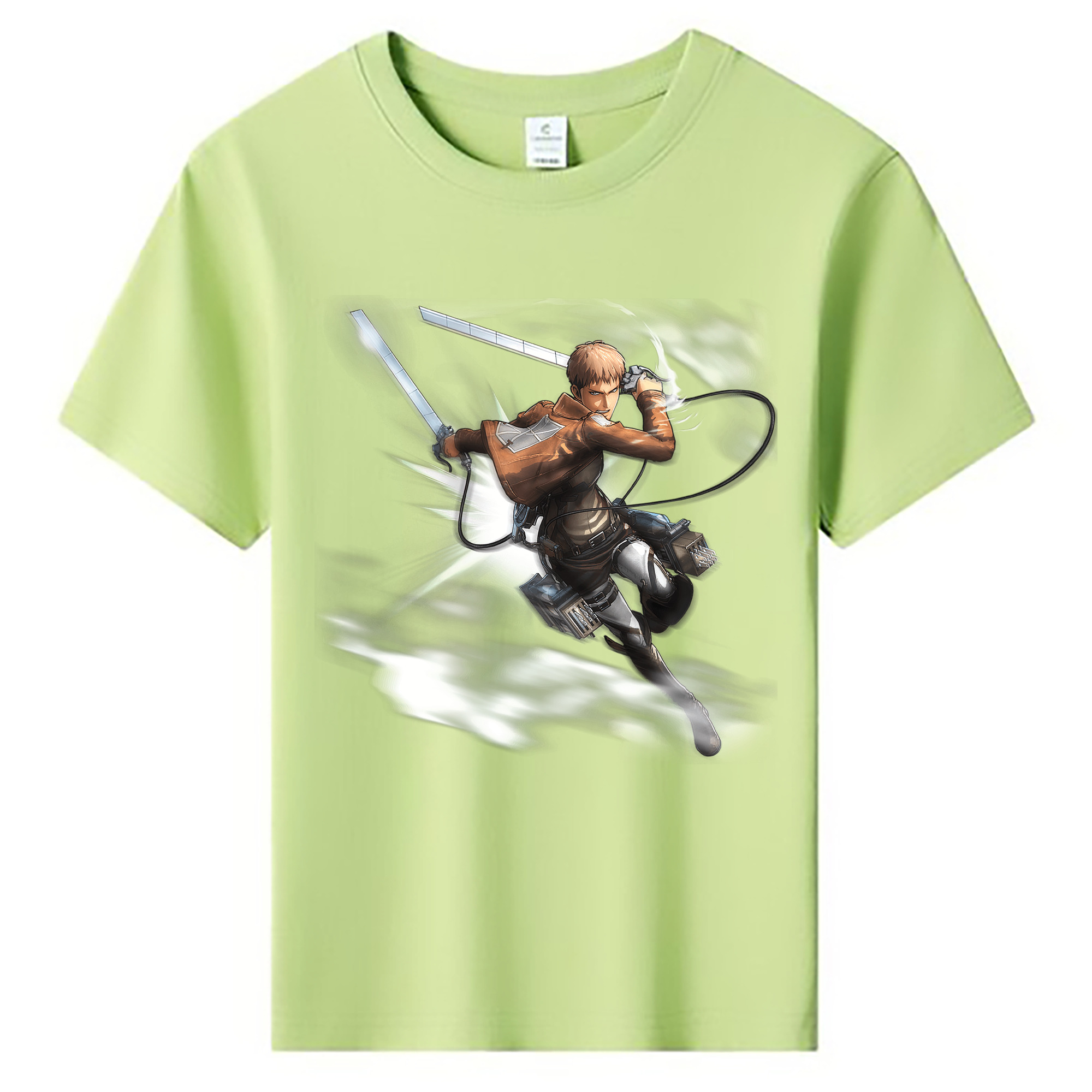 （画像用） 進撃の巨人 ジャン・キルシュタイン Attack on Titan Jean Kirstein 綿100％キッズTシャツ（フロントプリント）